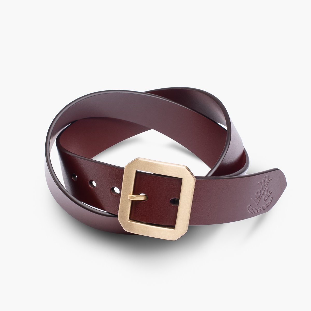 Studio D'Artisan Cowhide Leather Belt - Tan