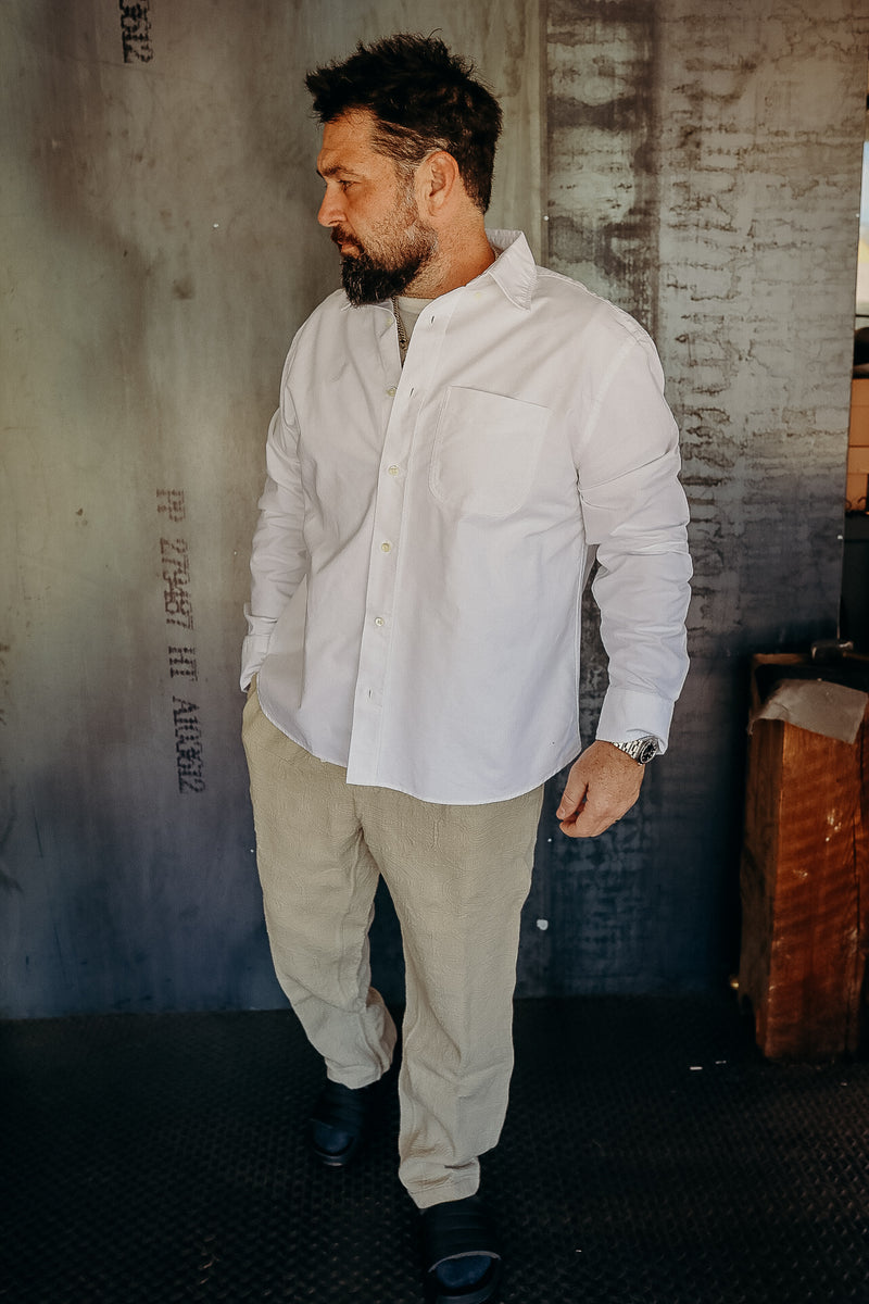 Big Oxford Shirt - White – Iron Shop Provisions