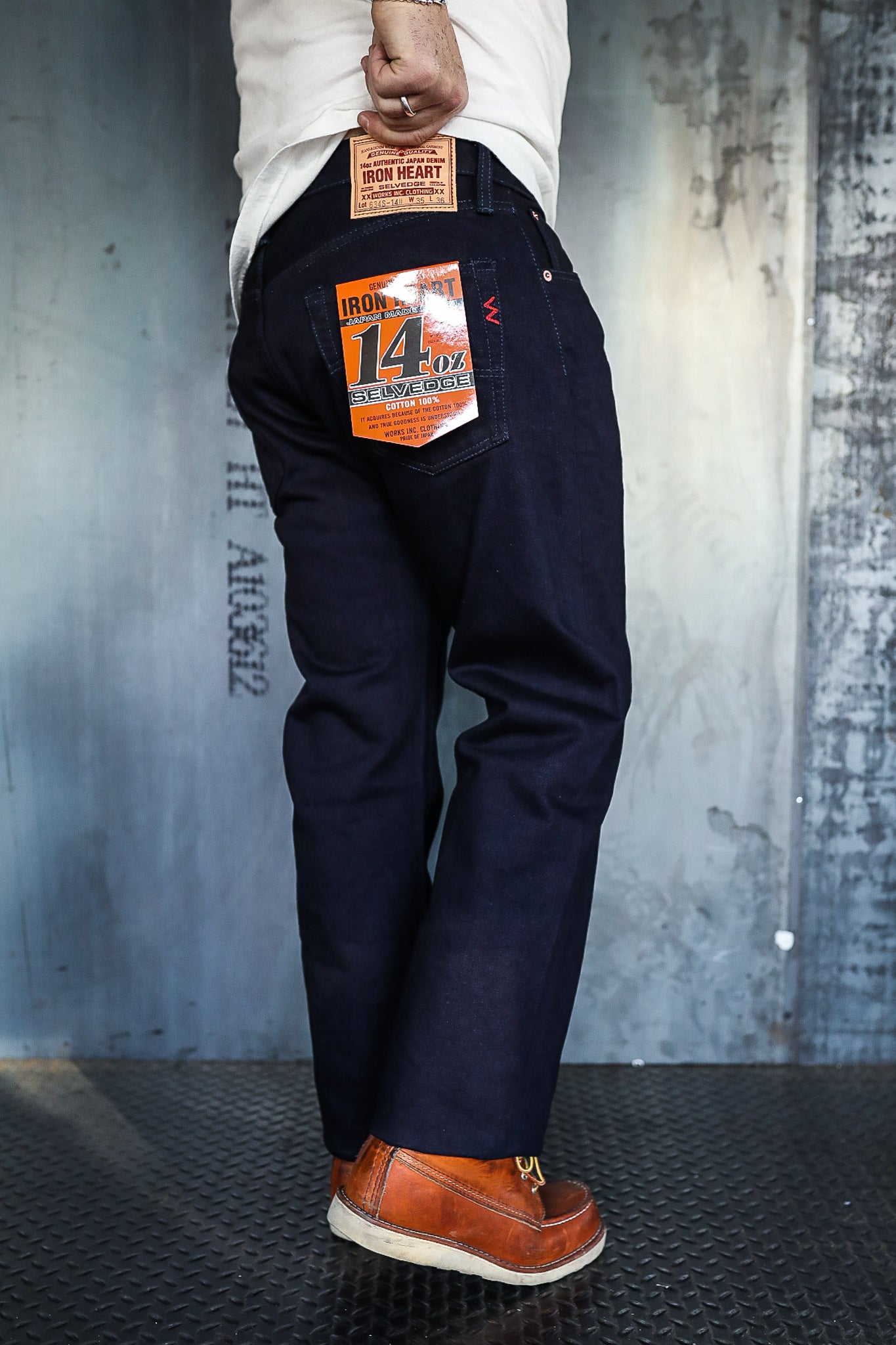 Iron Heart 18oz Vintage Selvedge Denim Straight Cut Jeans - Indigo