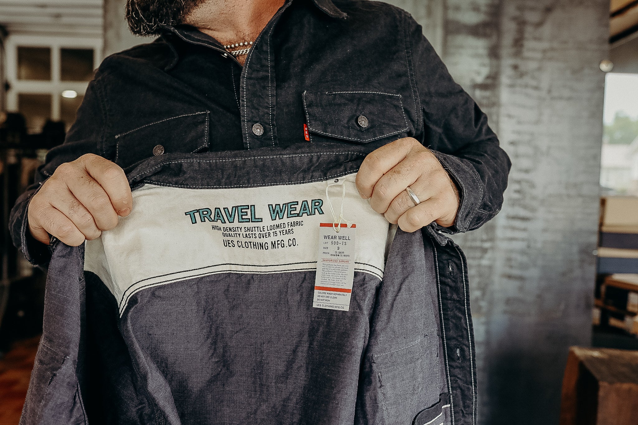 Traveling Shirt - Black – Iron Shop Provisions