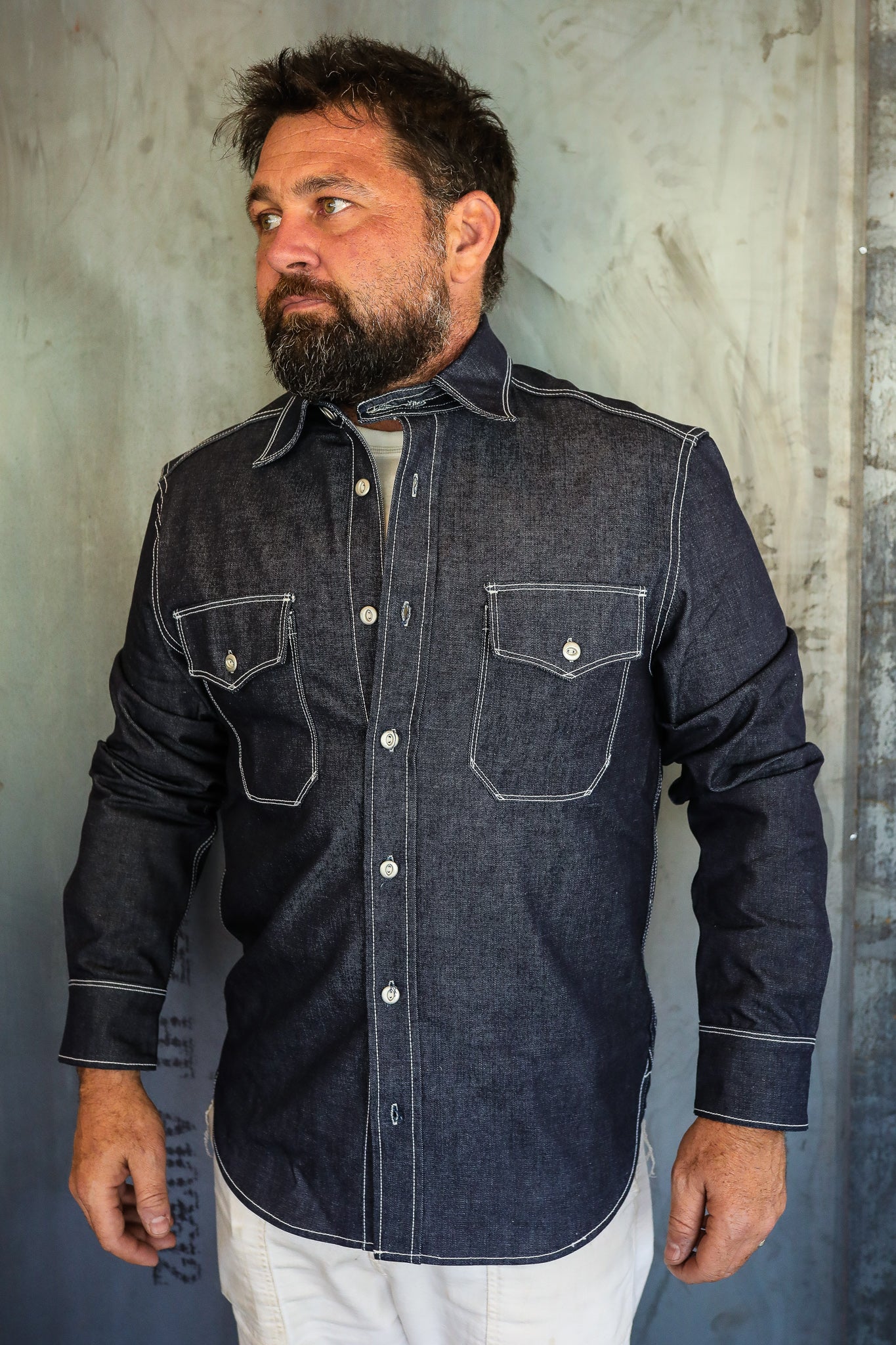 WF Men's L/S Class-A Custom Work Shirt