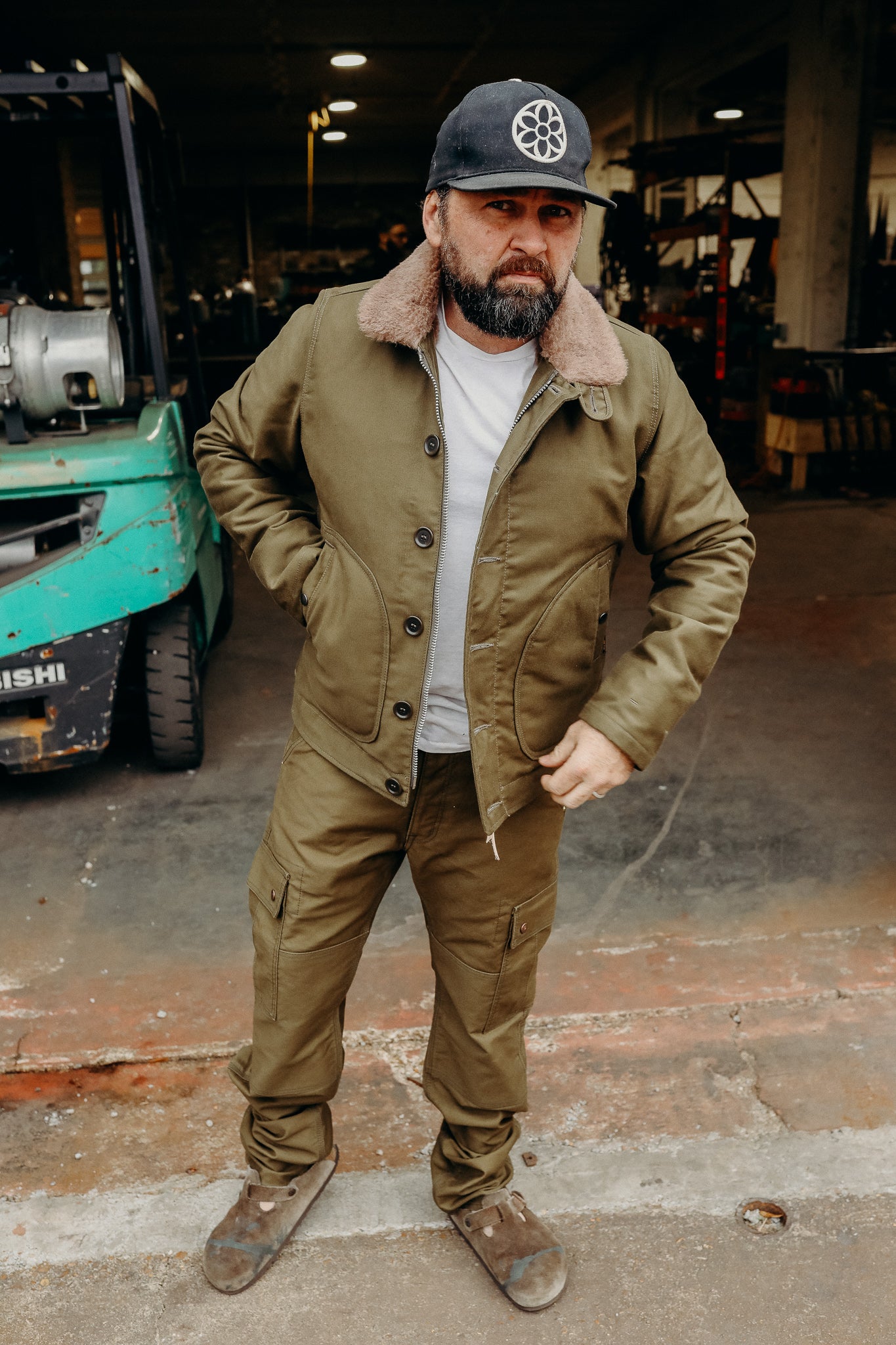 Whipcord N1 Deck Jacket - Olive – Iron Shop Provisions