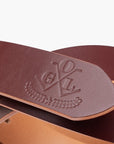 OGL Single Prong Garrison Buckle Leather Belt - Hand-Dyed Brown