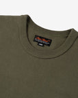 11oz Cotton Knit Crew Neck T-Shirt - Olive IHT-1600-OLV