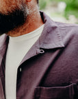 Vacation Shirt- Plum Hand Stitch