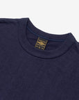 6.5oz Loopwheel Crew Neck T-Shirt With Longer Body - Navy IHT-1610L-NAV