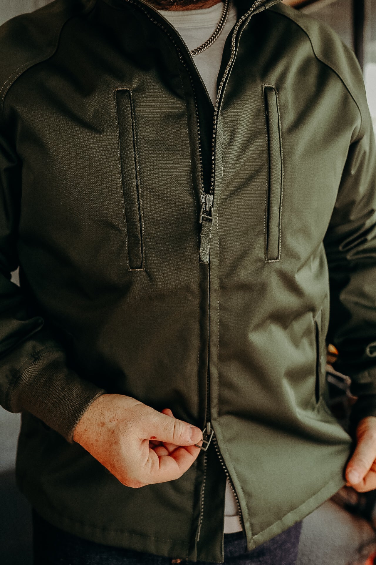 CORDURA® Windbreaker - Olive IHJ-131-OLV