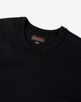 11oz Cotton Knit Crew Neck T-Shirt - Black IHT-1600-BLK