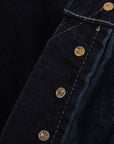 888 14oz Selvedge Denim Medium/High Rise Tapered - Indigo Overdyed Black IH-888S-142OD