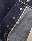 21/23oz Ultra Heavy Raw Selvedge Denim Slim Straight Cut Jeans - Indigo IH-666S-UHR