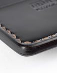 Shell Cordovan Card Holder - Black IHG-089-BLK