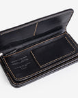 Long Shell Cordovan Wallet - Black IHG-03-BLK