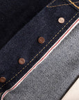 21/23oz Ultra Heavy Raw Selvedge Denim Medium/High Rise Tapered Cut Jeans - Indigo IH-888S-UHR