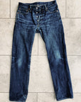 18oz Vintage Selvedge Denim Straight Cut Jeans - Indigo IH-634S-18