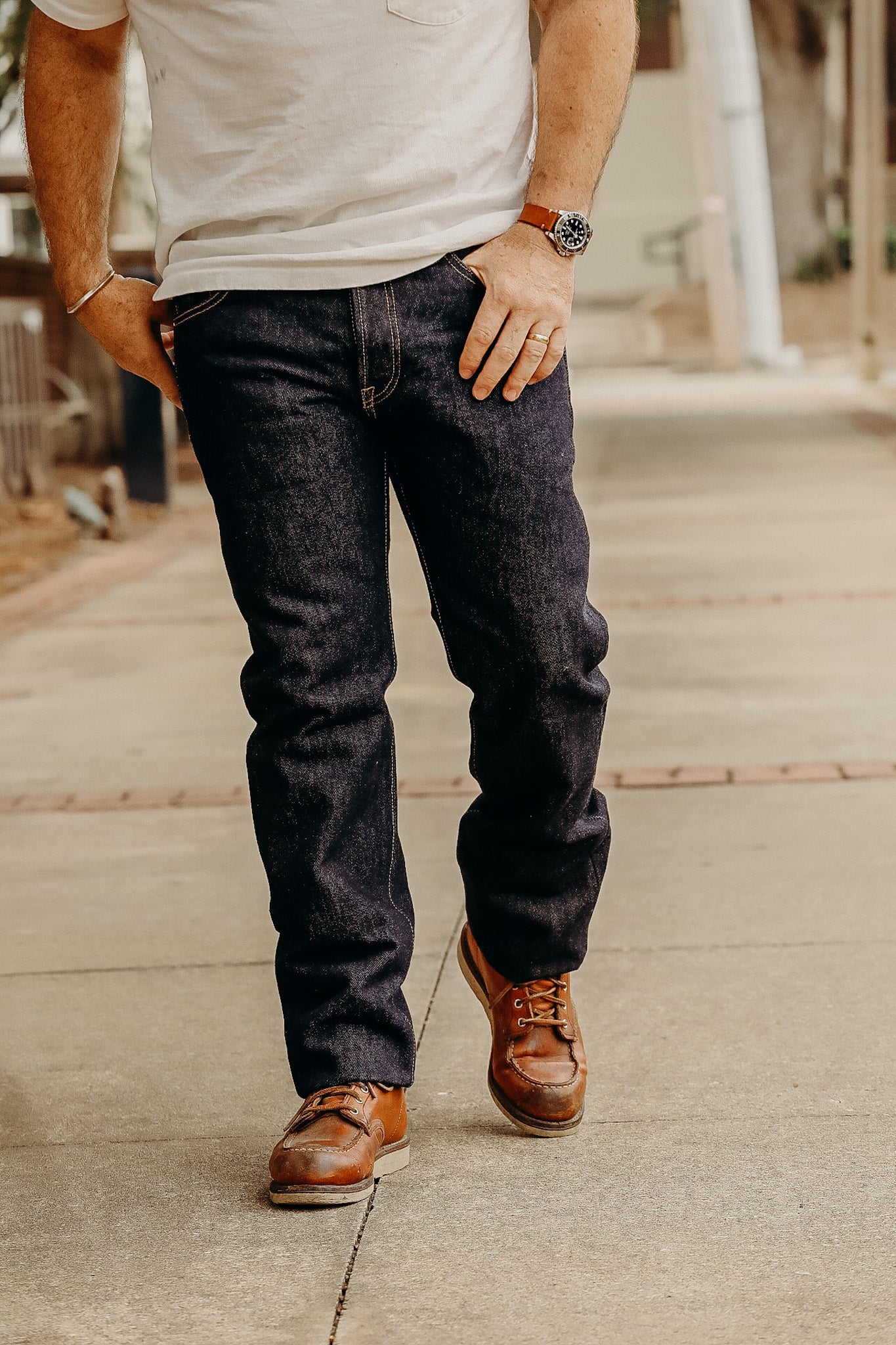 21 oz best sale raw denim