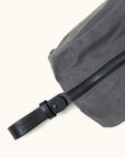 Drifter Dopp Kit - Slate Grey Waxed Canvas