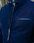 13oz Oxford Cloth Riders Jacket - Indigo IHJ-135-IND