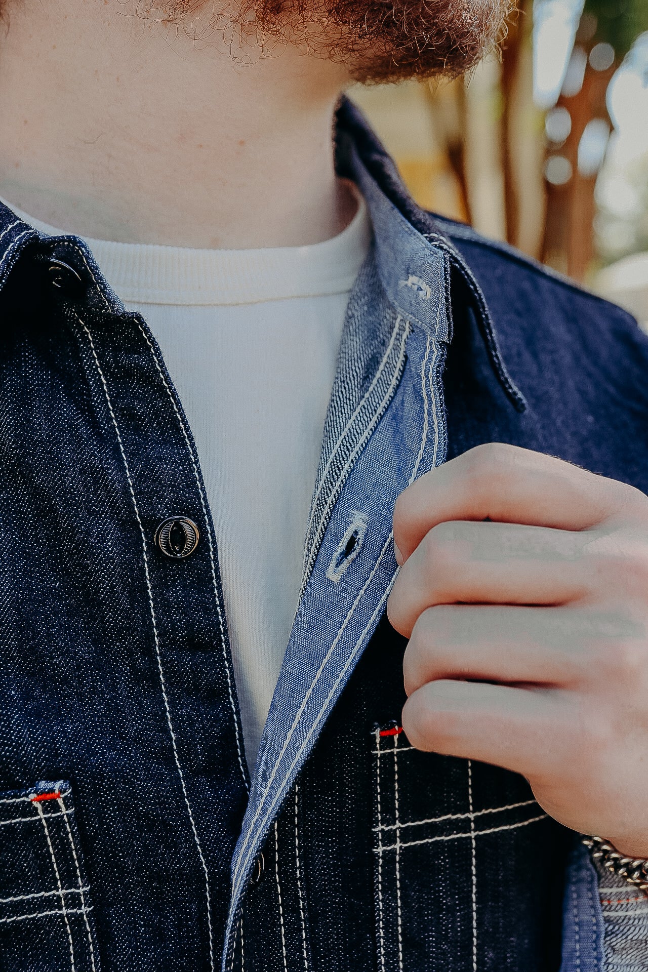 10oz Denim Work Shirt FN-SDK-301L