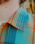 Webster Shirt- Twill Check Blue/Beige/Red