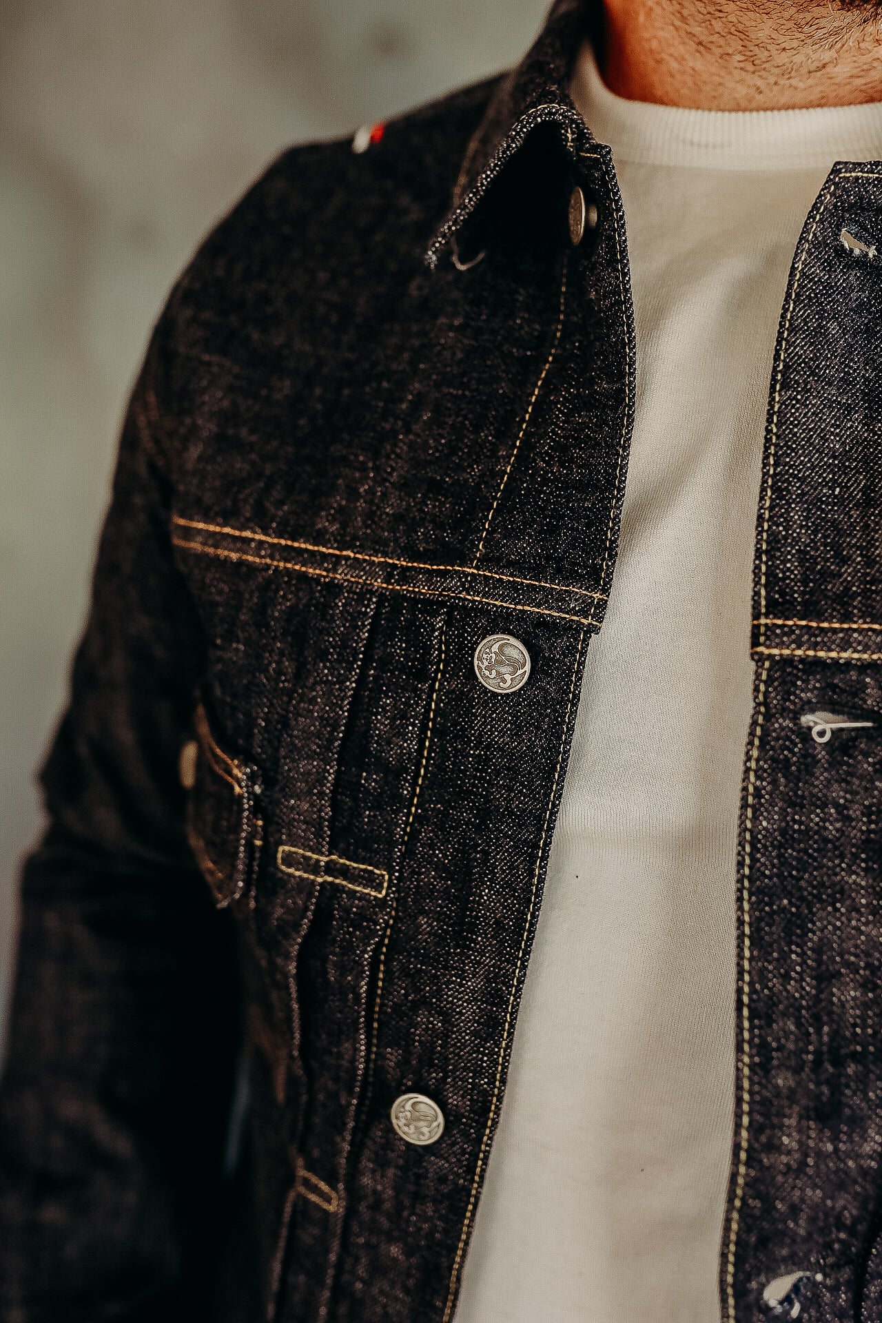 Type 2 &quot;Zetto&quot; Denim Jacket-Indigo TNK402