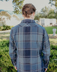 EXTRA HEAVY FLANNEL SHIRT-Blue