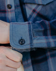 EXTRA HEAVY FLANNEL SHIRT-Blue