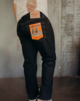 888 14oz Selvedge Denim Medium/High Rise Tapered - Indigo Overdyed Black IH-888S-142OD