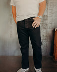 888 14oz Selvedge Denim Medium/High Rise Tapered - Indigo Overdyed Black IH-888S-142OD