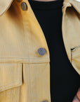 9oz Pique 60's Type 3 Jacket- Yellow (FN-OJ-C016)