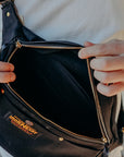 21oz Denim Waist Bag - Superblack IHE-37-BLK