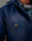 Service Shirt- 15oz Indigo Sashiko