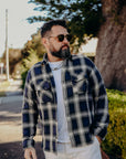 Crosscut Flannel- Midnight Plaid