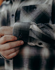 Flannel Work Shirt- White Ombre