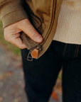 The Bomber Jacket- Olive Dry Wax