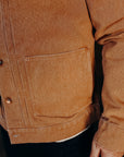 The Ryder Jacket Tobacco Chipped Canvas