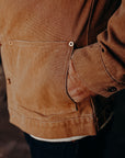 The Ryder Jacket Tobacco Chipped Canvas