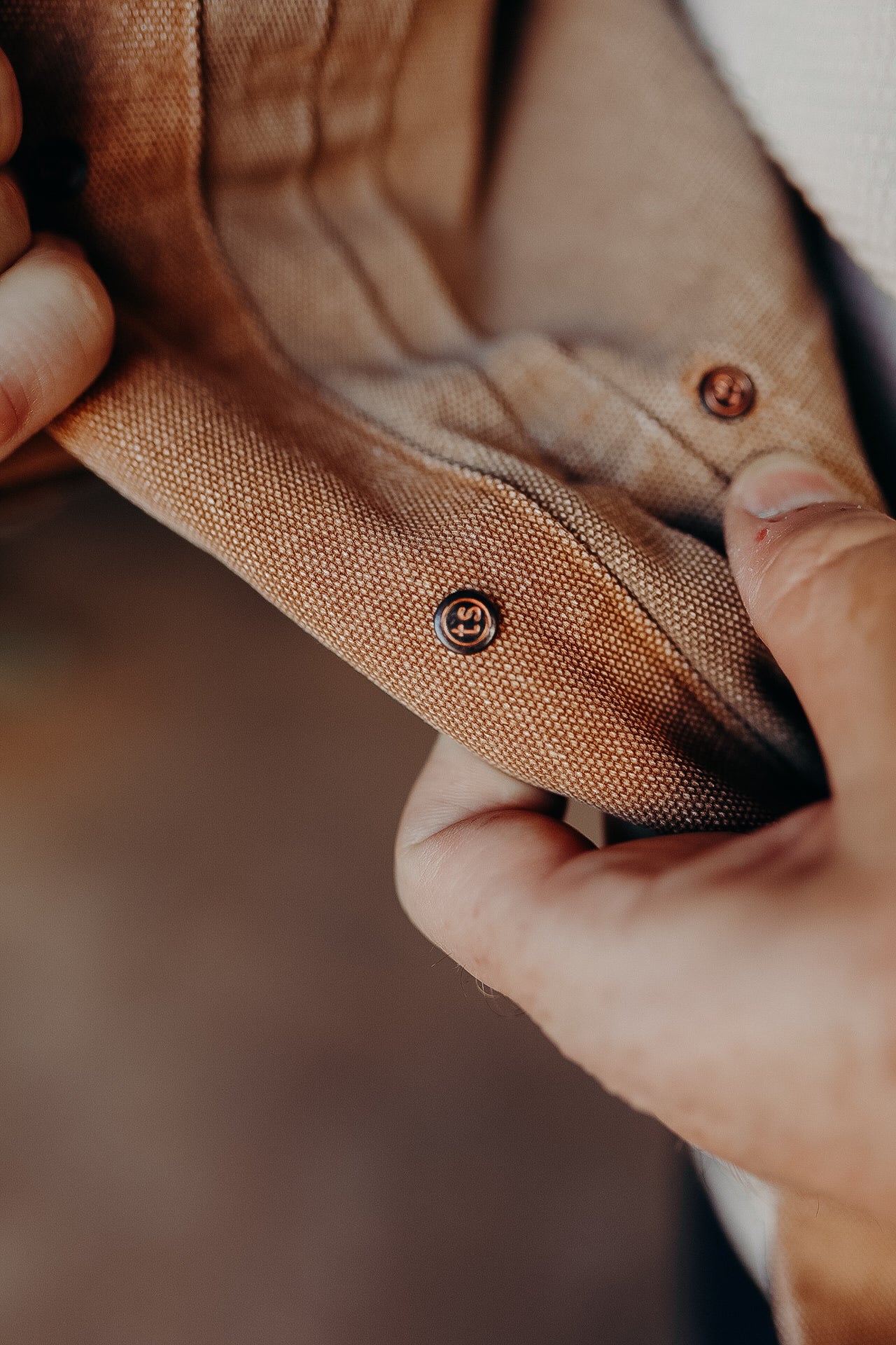 The Ryder Jacket Tobacco Chipped Canvas