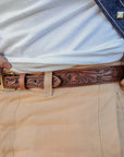 Tooled Leather Belt