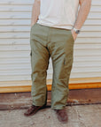 Whipcord Cargo Pants - Army Green IH-738-GRN