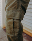 Whipcord Cargo Pants - Army Green IH-738-GRN