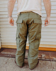 Whipcord Cargo Pants - Army Green IH-738-GRN