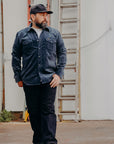 11oz Corduroy Western Shirt - Navy IHSH-398-NAV