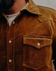 11oz Corduroy Western Shirt - Camel IHSH-398-CAM