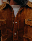 11oz Corduroy Western Shirt - Camel IHSH-398-CAM