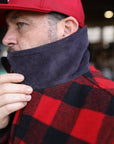 Wool Buffalo Check Hunting Jacket - Red IHW-19-RED