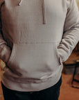 14oz Ultra Heavyweight Loopwheel Cotton Hoodie - GREY