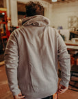 14oz Ultra Heavyweight Loopwheel Cotton Hoodie - GREY