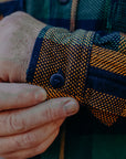 ROPE-DYED INDIGO HEAVY FLANNEL WORK SHIRT (SIN24-01 )