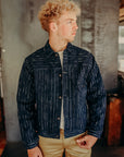 INDIGO "RAIN" KASURI SELVEDGE JACKET (D4589)