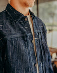 INDIGO "RAIN" KASURI SELVEDGE JACKET (D4589)